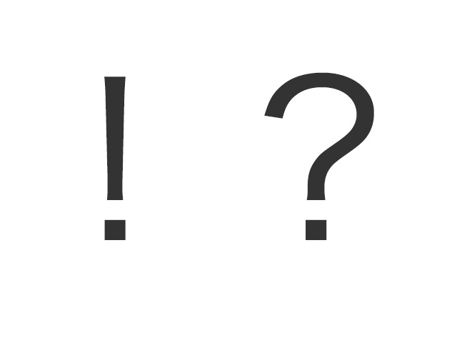 びっくり！はてな？「!?」記号の使い方は？いつどんなときに使うべき？