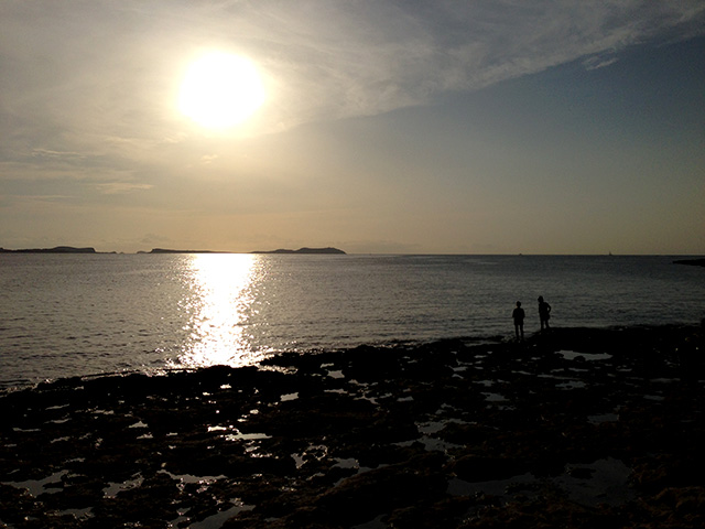 イビサ島の夕陽