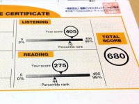 TOEIC score